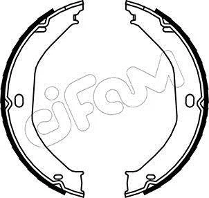 JEEP Комплект барабанних колодок GRAND CHEROKEE II (WJ, WG) 4.7 V8 4x4 99-05 CIFAM 153-360