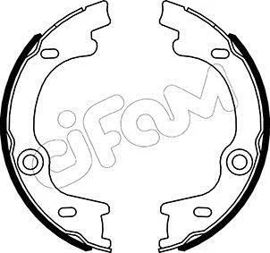 KIA Комплект барабанних колодок CARENS III Мінівен (UN) 1.6 CRDi 128 10-13 CIFAM 153-505