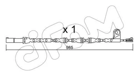 Датчик зносу гальмівних накладок BMW X5 10- CIFAM SU.309