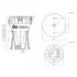FEBI Пневмоподушка IVECO FEBI BILSTEIN 108034 (фото 1)