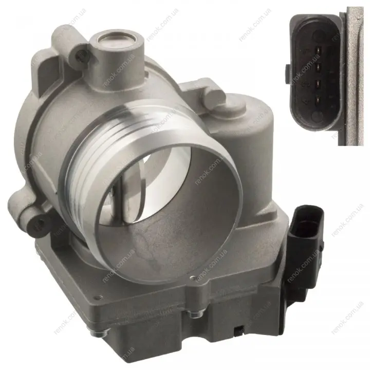 FEBI FORD патрубок дросельної заслонки Fiesta V,VI,Focus II 1.6TDCi 04- FEBI BILSTEIN 104684 (фото 1)