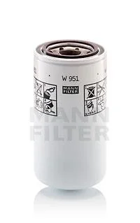 Масляний фільтр (фільтр, що вгвинчується) ABG SD200DX, SD200F AG CHEM 1254 AKTIV FISCHER M 800 ALLIS CHALMERS 715, 715D AMMANN ASC 110 D, ASC 150 D, ASC 70, ASC 90 D BERLIET 550K BOMAG BW284 FILTER MANN W951