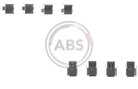 Комплект монтажний гальмівних колодок A.B.S. 1171Q