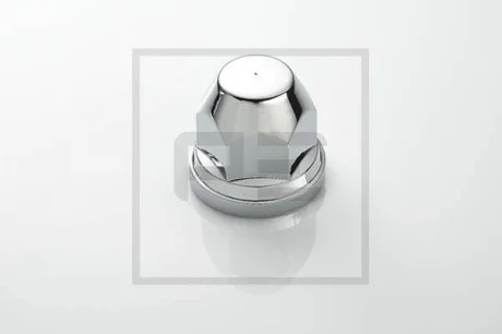 Ковпачок гайки колеса (низька, розмір вкручування: 32, колір хром, пластик) PETERS PE AUTOMOTIVE 00705100A