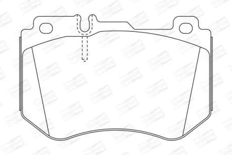DB Колодки гальмівні передні W205 CHAMPION 573607CH