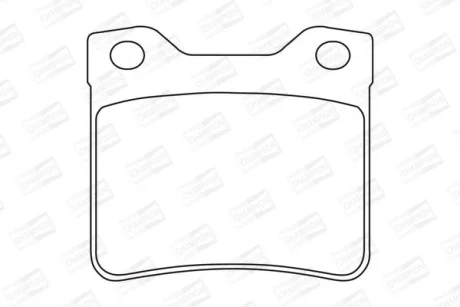 PEUGEOT гальмівні колодки задн.406,607 96- CHAMPION 571899CH