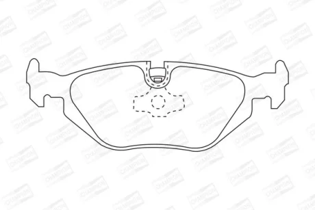 BMW гальмівні колодки задні 3 E36,Z3/4 90- CHAMPION 571527CH