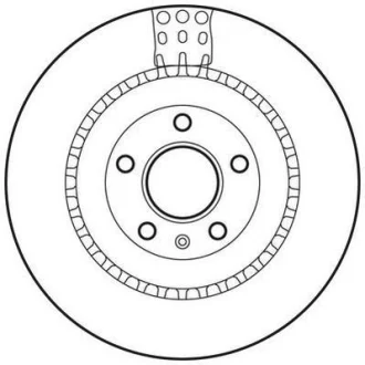 VW диск гальмівний задн. Audi A8 10- Jurid 562735JC