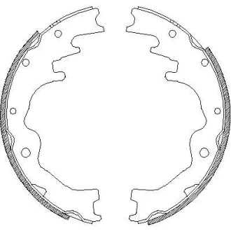 MAZDA Гальм колодки B-SERIE (UF) 2.5 D 96-99 REMSA 4388.00