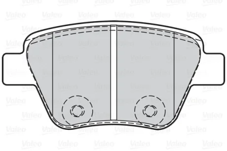 Гальмівні колодки дискові VAG A1/A3/Octavia/Caddy/Golf/Jetta/Scirocco/Touran "1 Valeo 302134