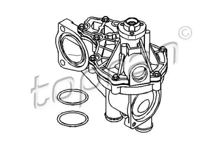 Насос водяний TOPRAN / HANS PRIES 100 715