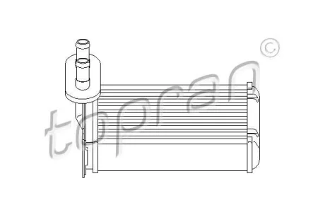 Фото 1 - радіатор опалювача салону TOPRAN / HANS PRIES 103 147 Радіатор опалювача салону TOPRAN / HANS PRIES 103 147 (фото 1)