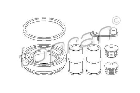 Ремкомплект дискового гальма TOPRAN / HANS PRIES 108 348