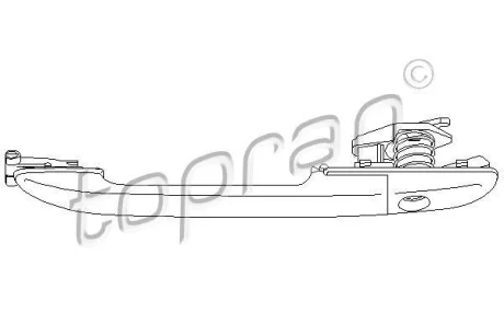 Ручка пер.=зад. дверей TOPRAN / HANS PRIES 109 911