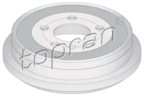 Барабан гальмівний TOPRAN / HANS PRIES 110 039