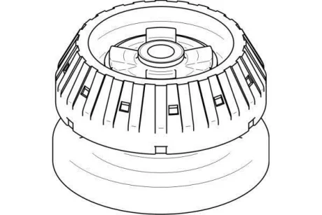 Опора амортизатора TOPRAN / HANS PRIES 401 233