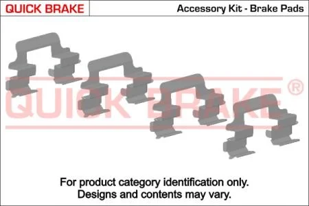 Комплект приладдя QUICK BRAKE 109-1821