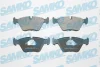 Колодки гальмівні SAMKO 5SP296 (фото 1)