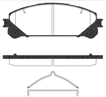 Колодки гальмівні WOKING P12123.00