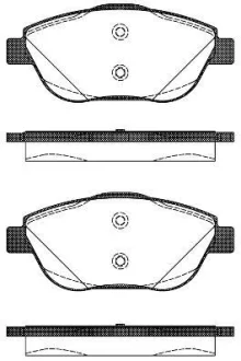 Колодки гальмівні WOKING P12923.10