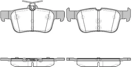 Колодки гальмівні WOKING P14513.42