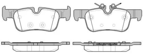 Колодки гальмівні WOKING P14733.00