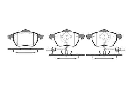 Колодки гальмівні WOKING P2903.52