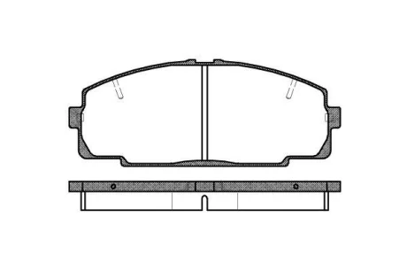 Колодки гальмівні WOKING P5213.20