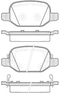 Колодки гальмівні WOKING P6273.52
