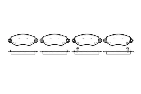 Колодки гальмівні WOKING P6723.02