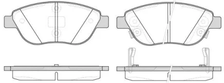 Колодки гальмівні WOKING P9593.32
