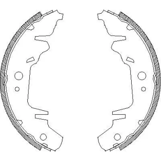 Колодки гальмівні WOKING Z4020.00