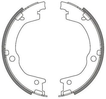 Колодки гальмівні WOKING Z4644.00