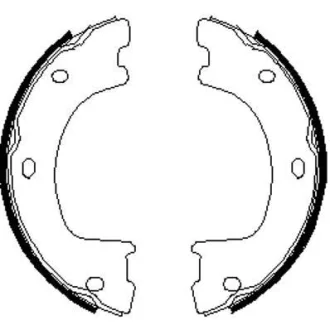 Колодки гальмівні WOKING Z4674.00