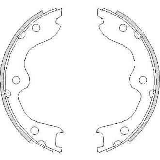 Колодки гальмівні WOKING Z4738.00