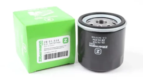 Фільтр оливний Zilbermann 03-034