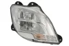 Фара прав (H1/LED/PY21W, ручн, без мотора, включає денні ходові вогні, колір відбивача: хром, колір повороту: прозор) DAF CF, XF 106 10.12- TRUCKLIGHT HLDA006R (фото 1)