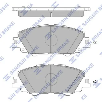 Колодки тормозные передние Toyota Corolla (19-) Hi-Q (SANGSIN) SP4340