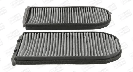 BMW фільтр повітр. салону (вугілля) (к-т 2 шт) E38 94-01 (168*30*374) CHAMPION CCF0216C