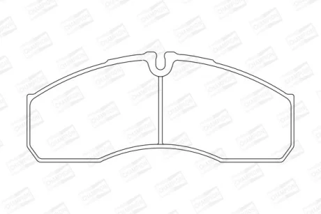 DB гальмівні колодки передн.Sprinter,Vario,Master II,Iveco Daily III 98- CHAMPION 573719CH