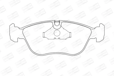 VOLVO гальмівні колодки передн.850,C70,S70,V70 CHAMPION 571457CH