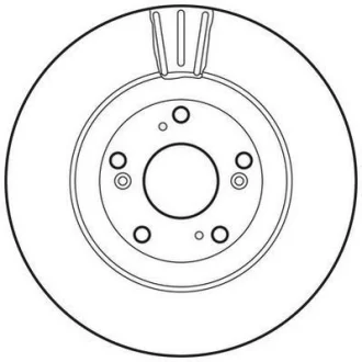 HONDA гальмівний диск передн.CR-V -06 Jurid 562807JC