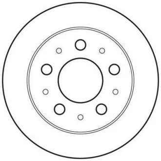 CITROEN диск гальмівний задн. Jumper Maxi,Fiat Ducato,Peugeot Boxer 06- Jurid 562753JC