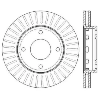 MITSUBISHI Тормозной диск передн. Colt 04- Jurid 562575JC