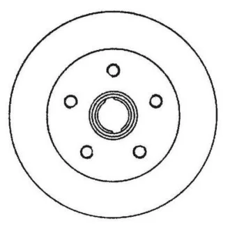 - Гальмівний диск Jurid 561982JC