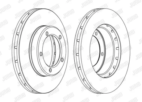 - Гальмівний диск Jurid 562559JC-1