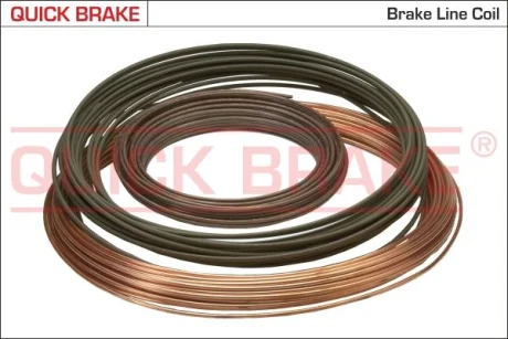 Гальмівна трубка мідь довж.5м, діам. 6 мм QUICK BRAKE 1960 CU