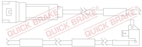 Датчик зносу гальмівних колодок QUICK BRAKE WS 0121 A