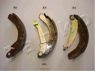 -Колодки гальмівні барабанні задні JAPKO 55W01