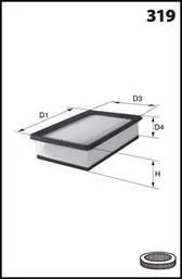 Drive+ - Фільтр повітря (аналог WA6673) Drive+ DP1110.10.0102